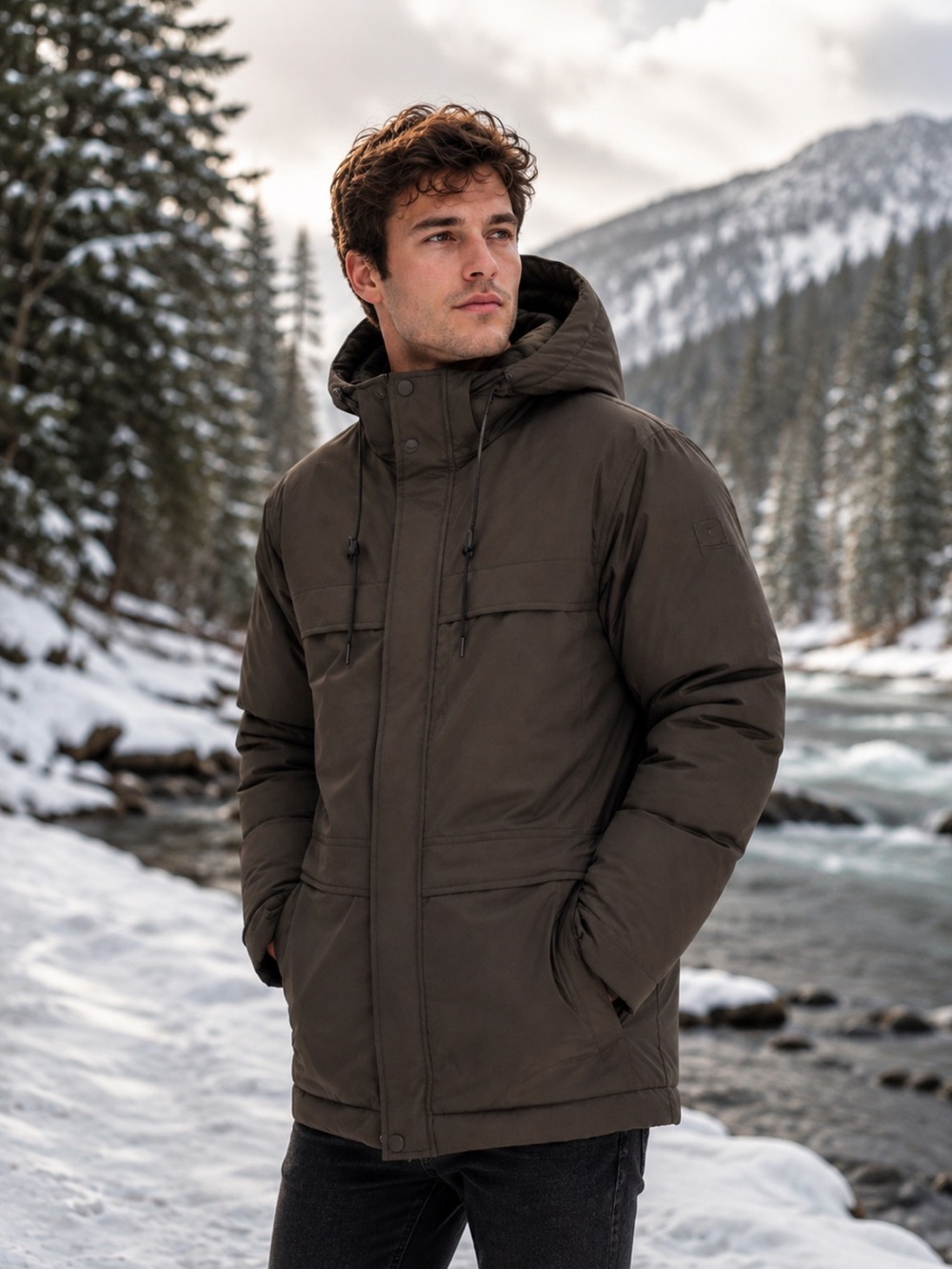 NWT Prana Men’s Novad Path Down Jacket Parka Winter Warm Cold Weather